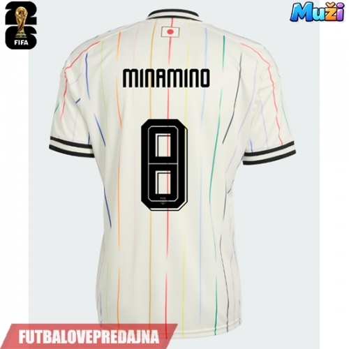 Lacne Muži Futbalové dres Japonsko Takumi Minamino #8 MS 2026 Krátky Rukáv - Preč